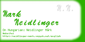 mark neidlinger business card